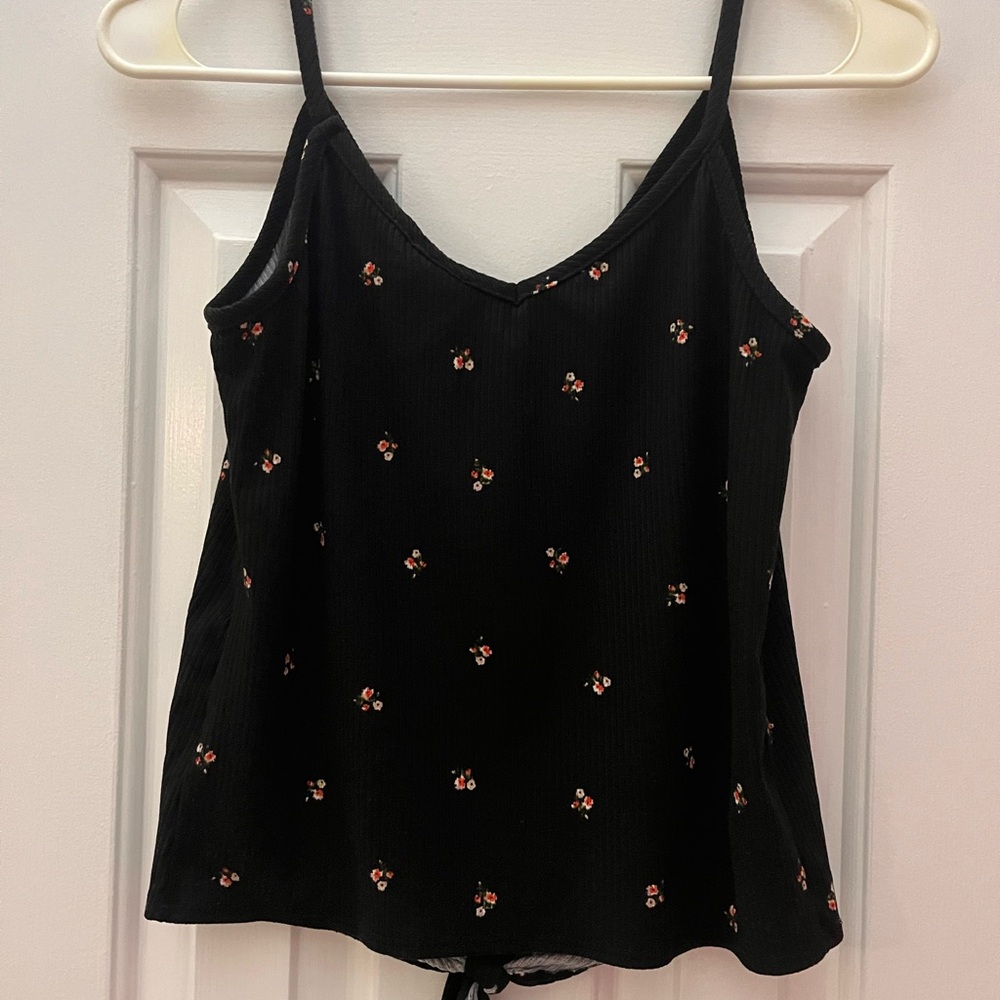 Olivia Rae Black Sleeveless Crop Camisole